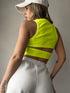 'Ulani' Cutout Round Neck Tank Top - Celes Fashion